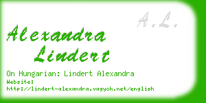 alexandra lindert business card